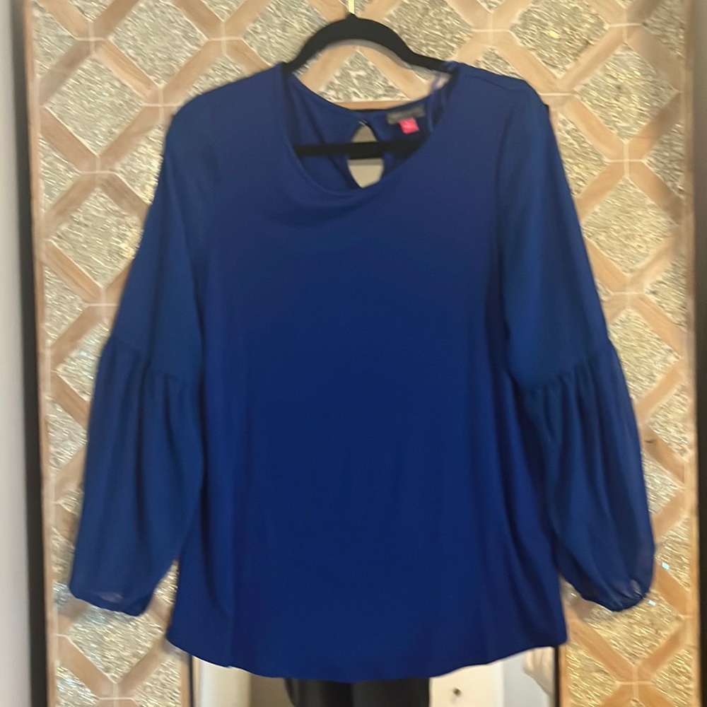 Size small Vincent Camino Blue tunic / dress shirt